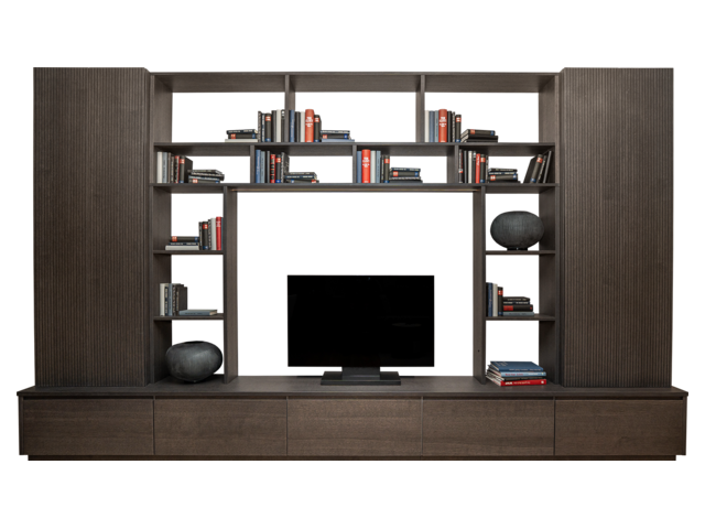 Forcher Wohnwand NUOVO Eiche / kaschmirgrau 73314 1