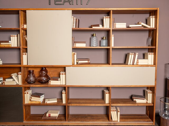 Team 7 Wohnwand CUBUS Nussbaum 8151 5