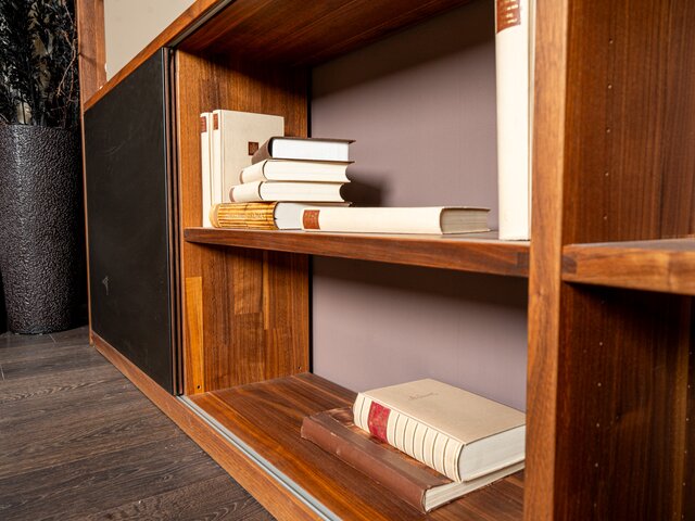 Team 7 Wohnwand CUBUS Nussbaum 8151 9