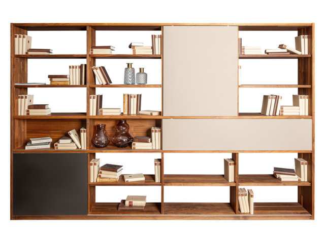 Team 7 Wohnwand CUBUS Nussbaum 8151 1