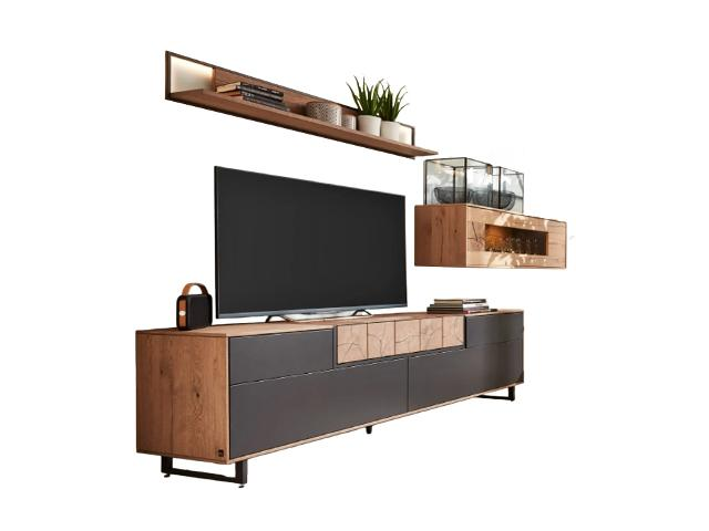 Interliving Wohnwand IL 2106 schwarz 47776 1