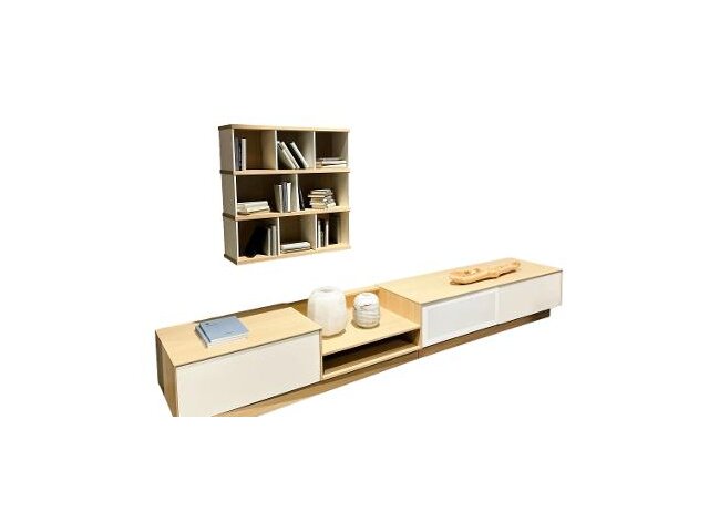 Forcher Wohnwand Lena Eiche bianco 60173
