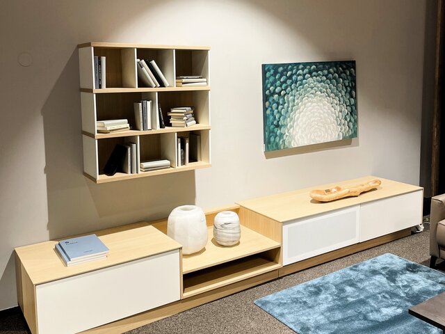 Forcher Wohnwand Lena Eiche bianco 60173 1