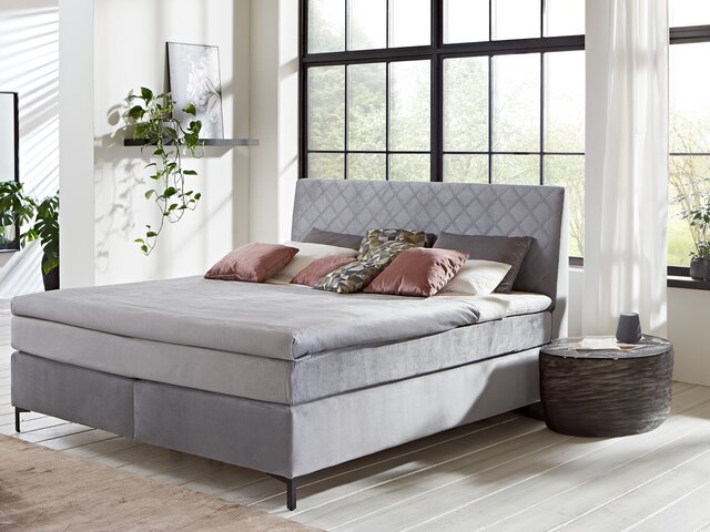ADA Boxspringbett Petro grau 60513 3