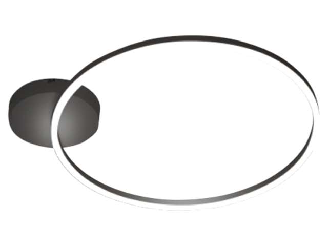 Fabas Luce Deckenleuchte Giotto schwarz 48044