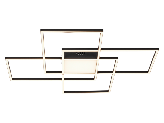 Paul Neuhaus Deckenleuchte Q-ASMIN Schwarz 67680 1