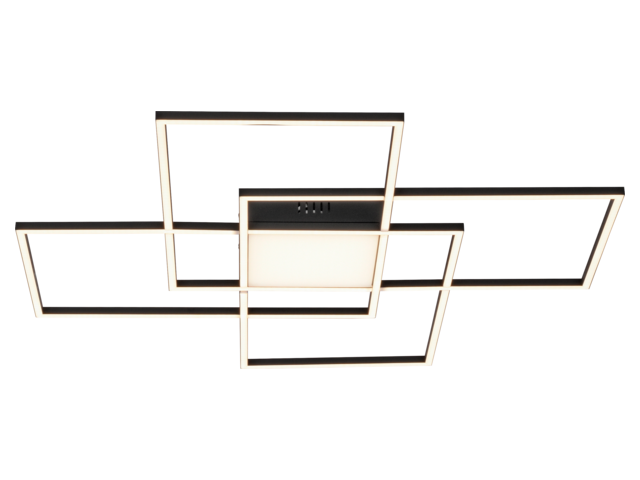 Paul Neuhaus Deckenleuchte Q-ASMIN Schwarz 67680 1