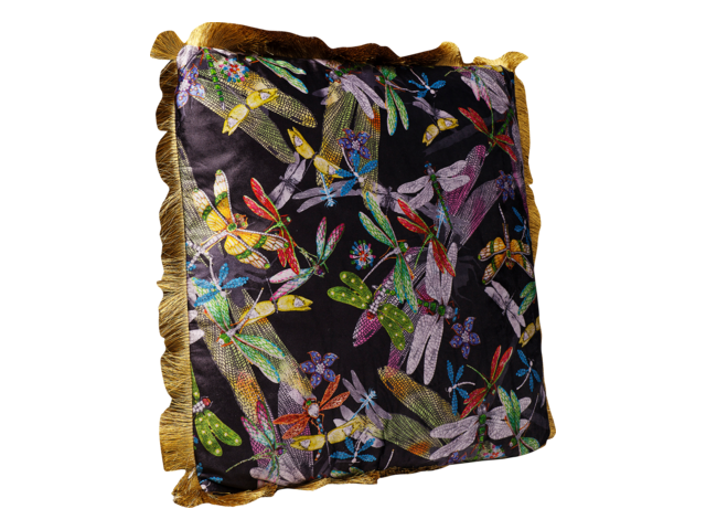 Kare Kissen Tropical Garden Fringe 45x45cm 48574 2
