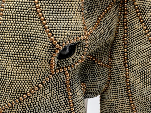 Kare Deko Objekt Elephant Head Pearls 76 60616 3
