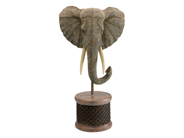 Kare Deko Objekt Elephant Head Pearls 76 60616 1