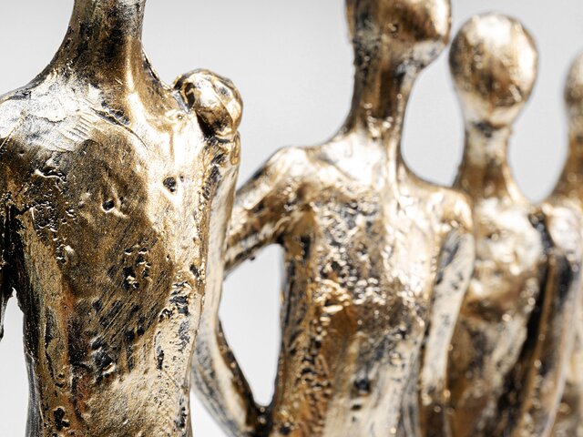 Kare Deko Figur Hand in Hand 27cm 64472 2