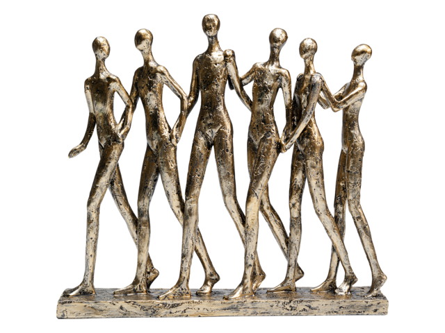 Kare Deko Figur Hand in Hand 27cm 64472 1