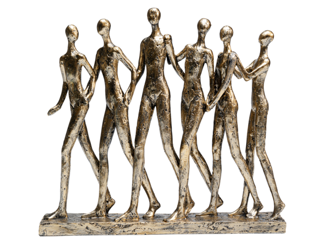 Kare Deko Figur Hand in Hand 27cm 64472 1