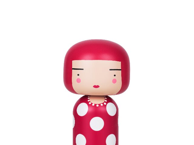 Lucie Kaas Kokeshi Puppe Dot 1