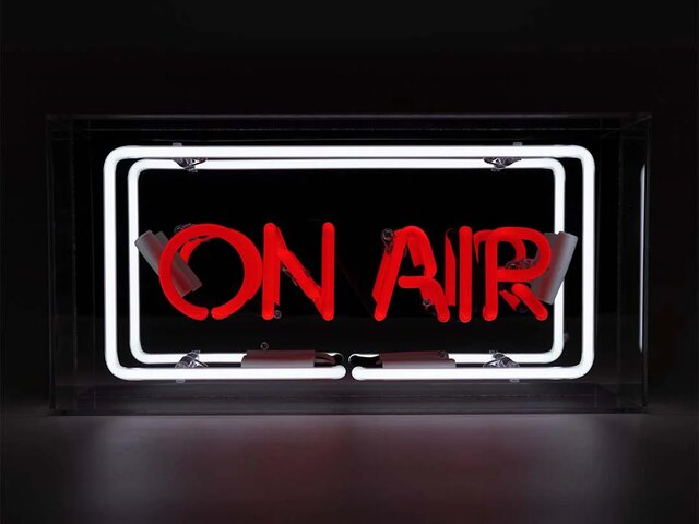 Locomocean Neon-Reklamebox ON AIR 69663 1