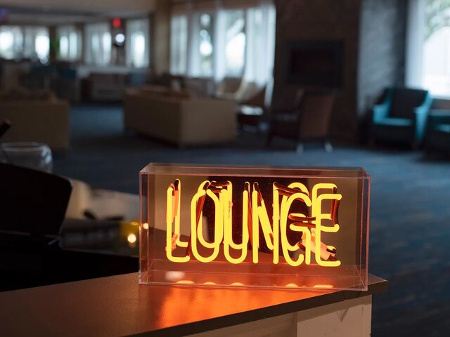 Locomocean Neon-Reklamebox LOUNGE orange 69667 3