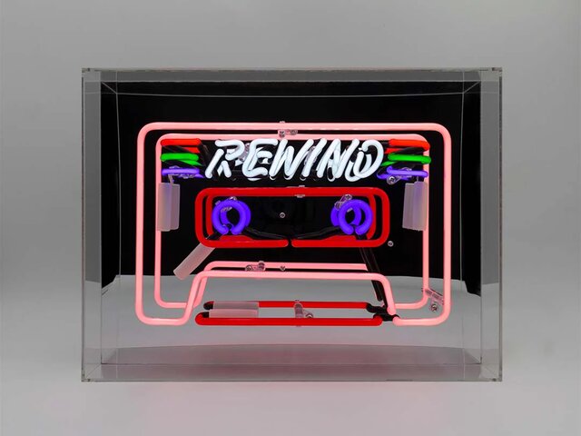 Locomocean Neon-Reklamebox CASSETTE 69672 4