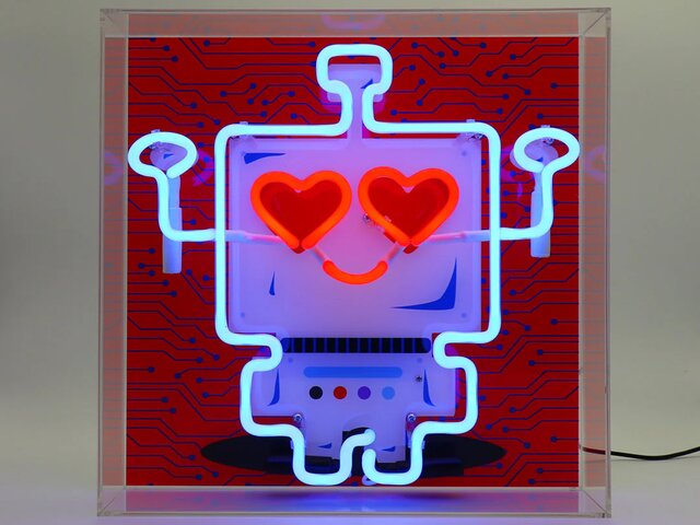 Locomocean Neon-Reklamebox ROBOT 69673 2