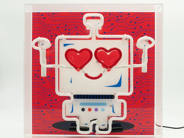 Locomocean Neon-Reklamebox ROBOT 69673 3