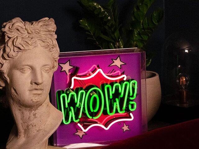 Locomocean Neon-Reklamebox WOW 69674 2