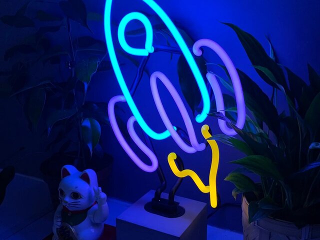 Locomocean Neon-Reklame ROCKET 69677 2