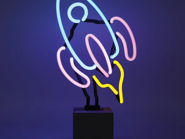 Locomocean Neon-Reklame ROCKET 69677 1