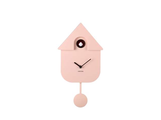 Karlsson Kuckucksuhr Modern Cuckoo soft pink 69385 2