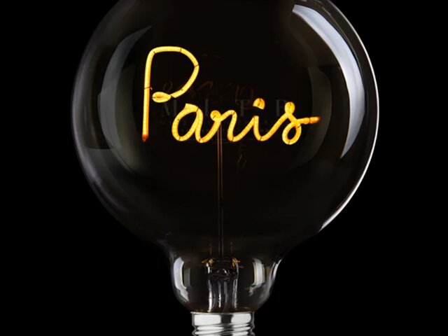 Message-in-the-bulb LED-Textglühbirne Ampoule Paris 69609 1