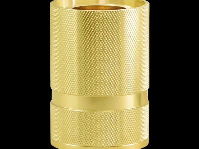 Message-in-the-bulb Lampensockel 306003 gold 69620 2