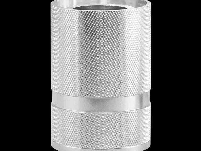 Message-in-the-bulb Lampensockel 306006 silber 69622 2