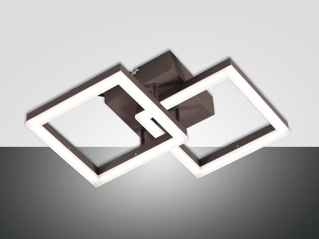 Fabas Luce Deckenleuchte Bard rostbraun 68238