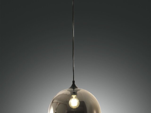 Fabas Luce Hängeleuchte Maia grau 34486 1