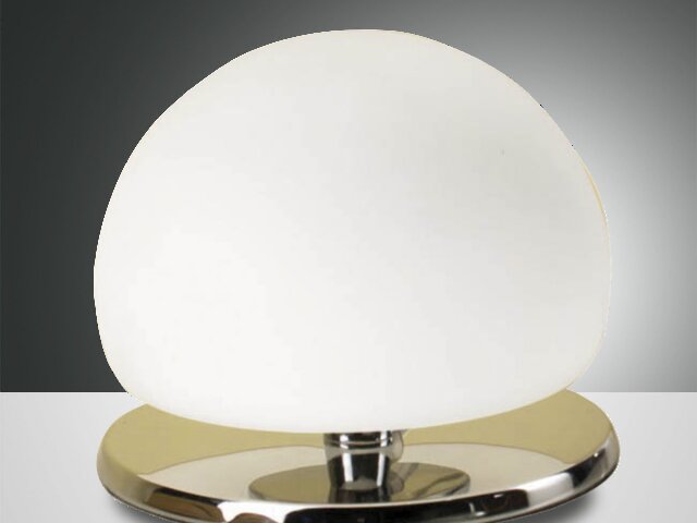 Fabas Luce Tischleuchte Morgana chrom 44186 1