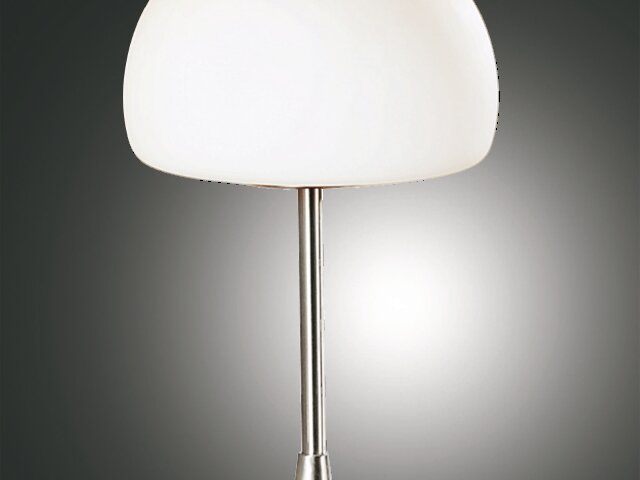 Fabas Luce Tischleuchte Gaia nickel 44208 1