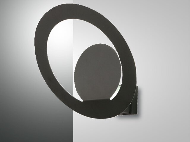 Fabas Luce Wandleuchte Hector schwarz 60122 1