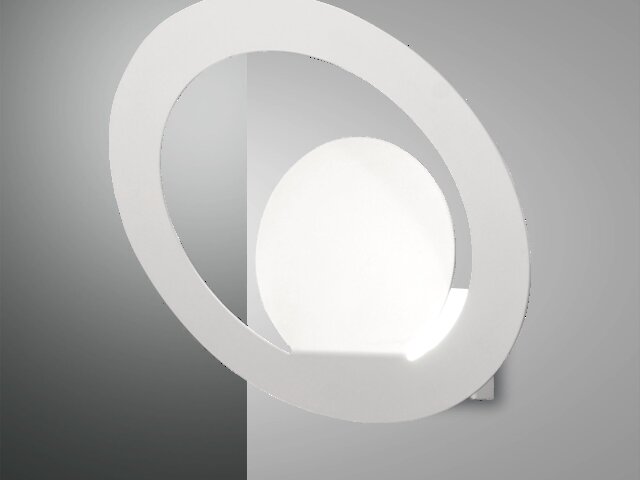 Fabas Luce Wandleuchte Hector weiß 60123 1