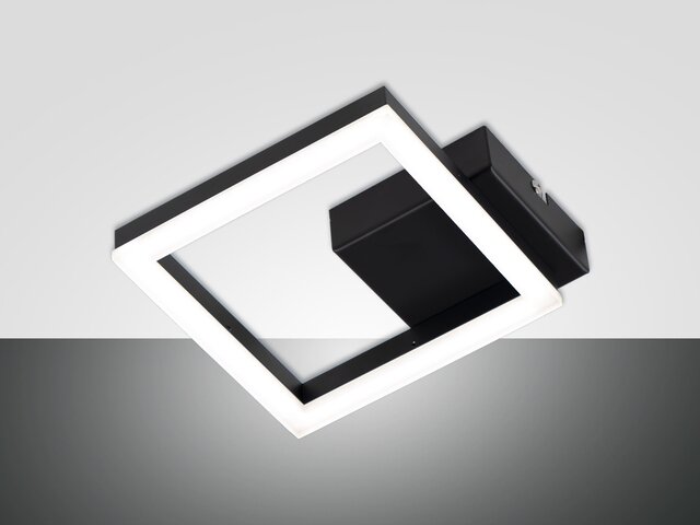 Fabas Luce Wandleuchte Bard schwarz 68234 1