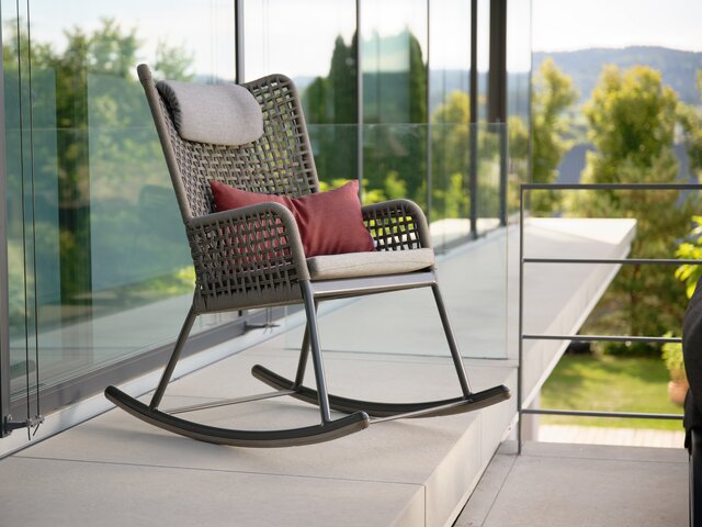 Stern Schaukelsessel Greta anthrazit/seidengrau 75948 5