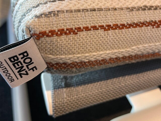 Rolf Benz Liege Yoko Bianco schwarz/weiß 67156 2