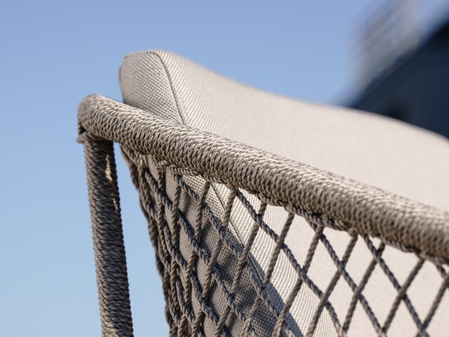 Stern Gartenstuhl Odea schwarz matt/salt 75946 3