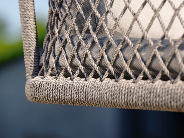 Stern Gartenstuhl Odea schwarz matt/salt 75946 5