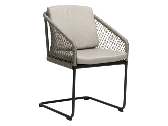 Stern Gartenstuhl Odea schwarz matt/salt 75946 1