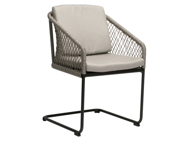 Stern Gartenstuhl Odea schwarz matt/salt 75946 1