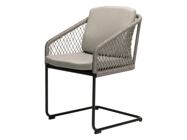 Stern Gartenstuhl Odea schwarz matt/salt 75946 4