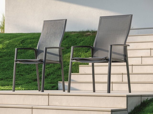 Stern Stapelsessel Kari Plus graphit/silbergrau 62495 2