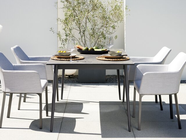 Niehoff Garden Gartenstuhl Interliving-7003 Anthrazit/Grau 75966 7