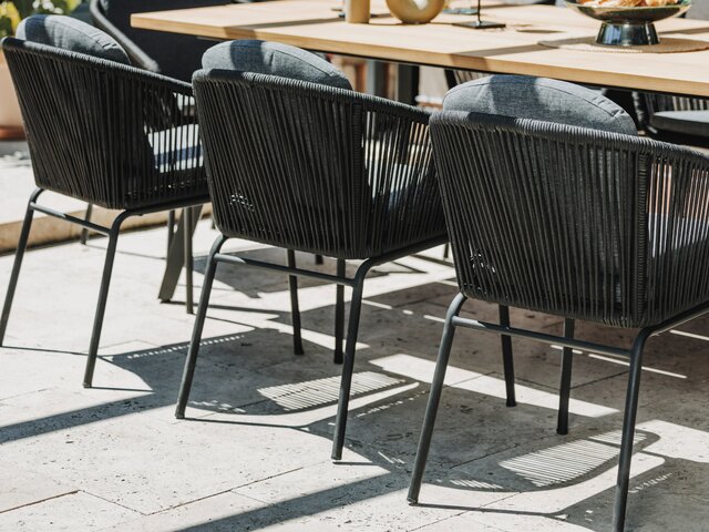 Outdoor Collection Gartensessel Rondo dunkelgrau 1