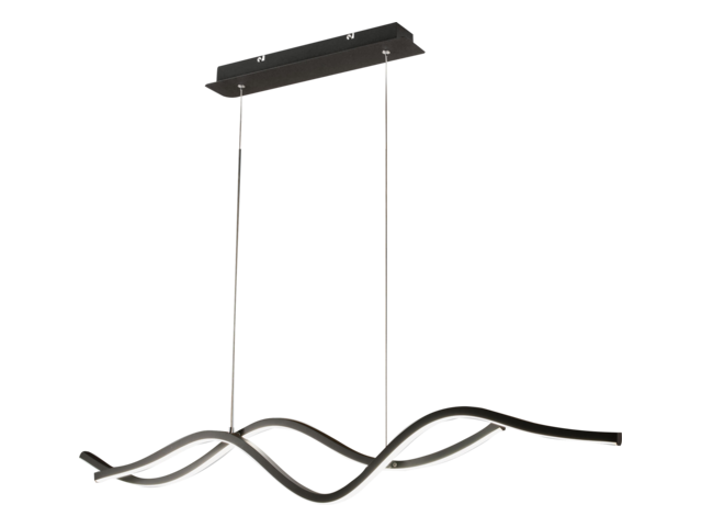 Fabas Luce Hängeleuchte Sinuo schwarz 60115 1