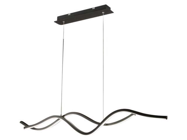 Fabas Luce Hängeleuchte Sinuo schwarz 60115 1