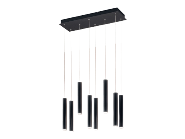 Fabas Luce Hängeleuchte Prado schwarz 60116 1